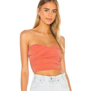 Sabrina Top in Coral, size M, Lovers + Friends